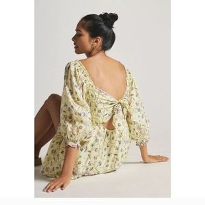 Floral Yellow Dress